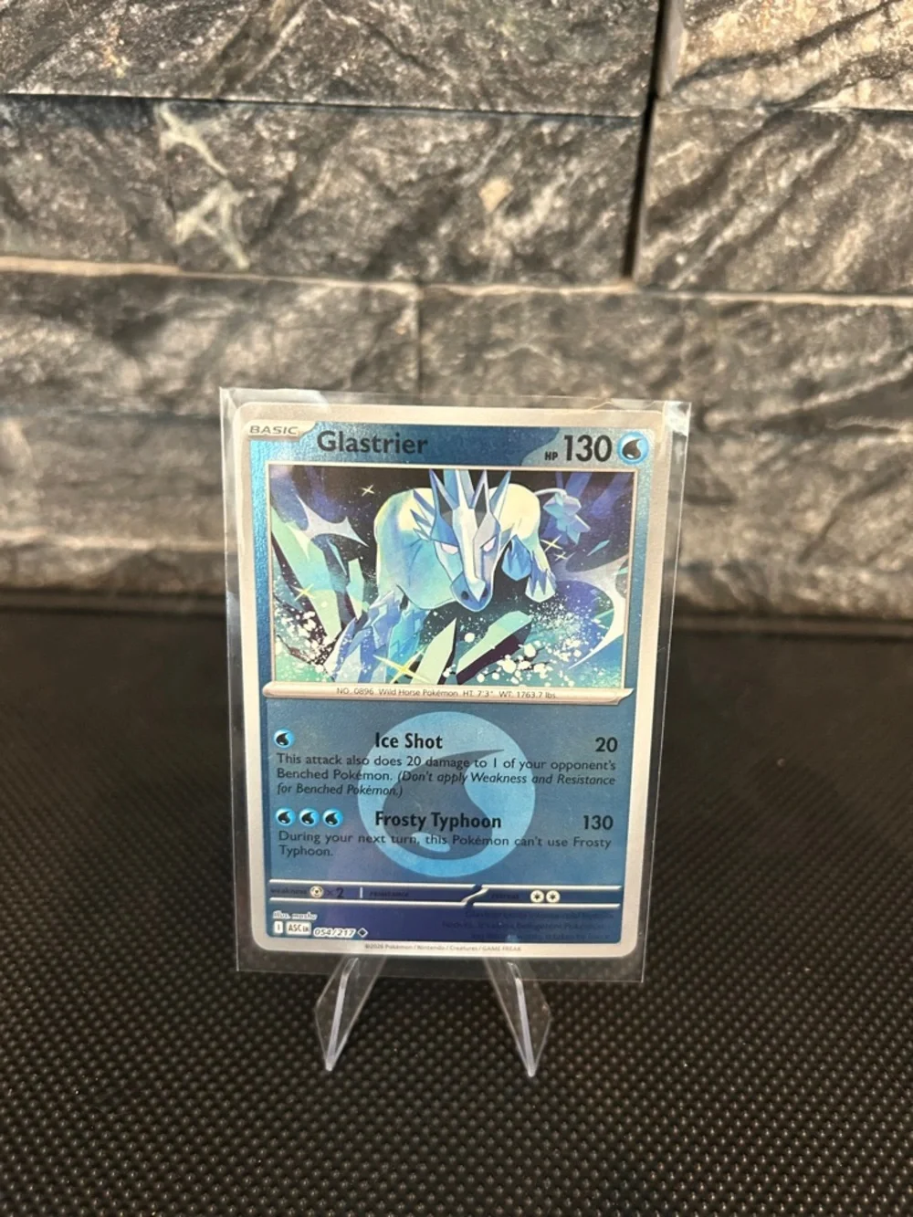 Pokémon Glastier 054/217 Reverse Holo Rare from Ascended‎ Heroes Set M/NM